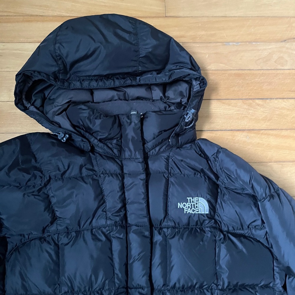 The North Face Metropolis Parka Black 600 Fill Down Quilted Puffer Jacket Women - Picture 3 of 6